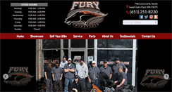 Desktop Screenshot of furymotorcycle.com