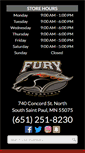 Mobile Screenshot of furymotorcycle.com